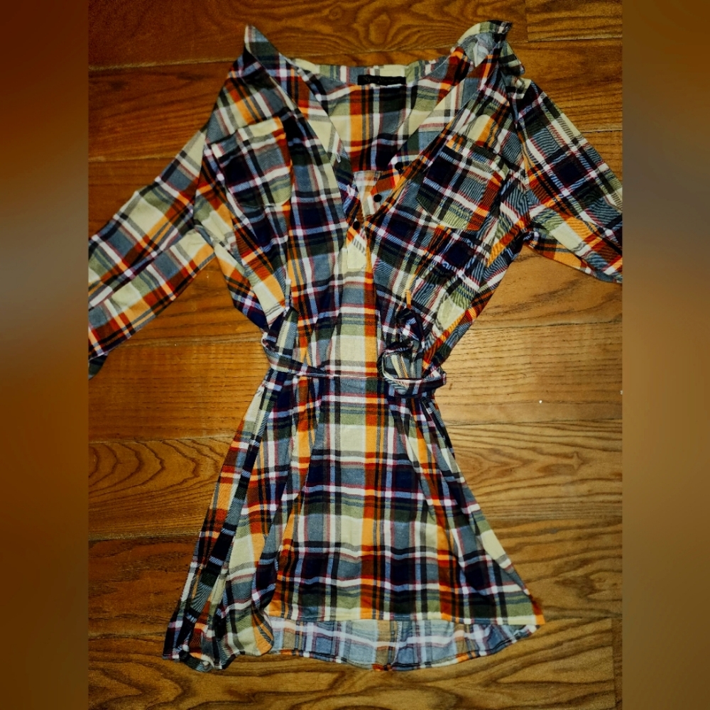 Flannel dress